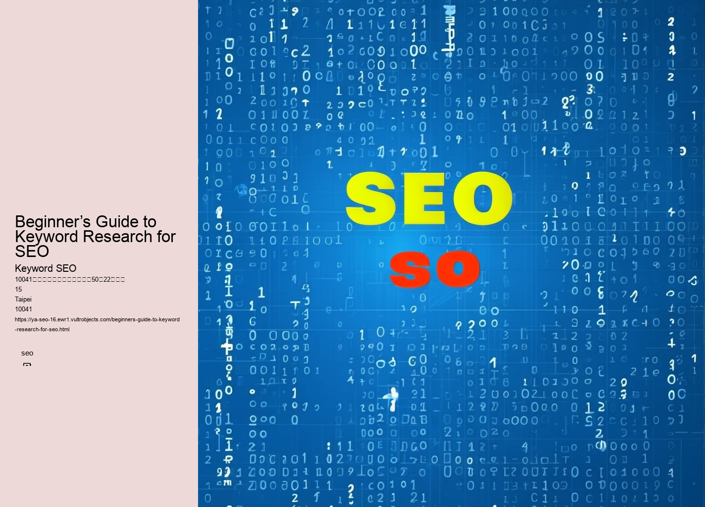 Beginner’s Guide to Keyword Research for SEO